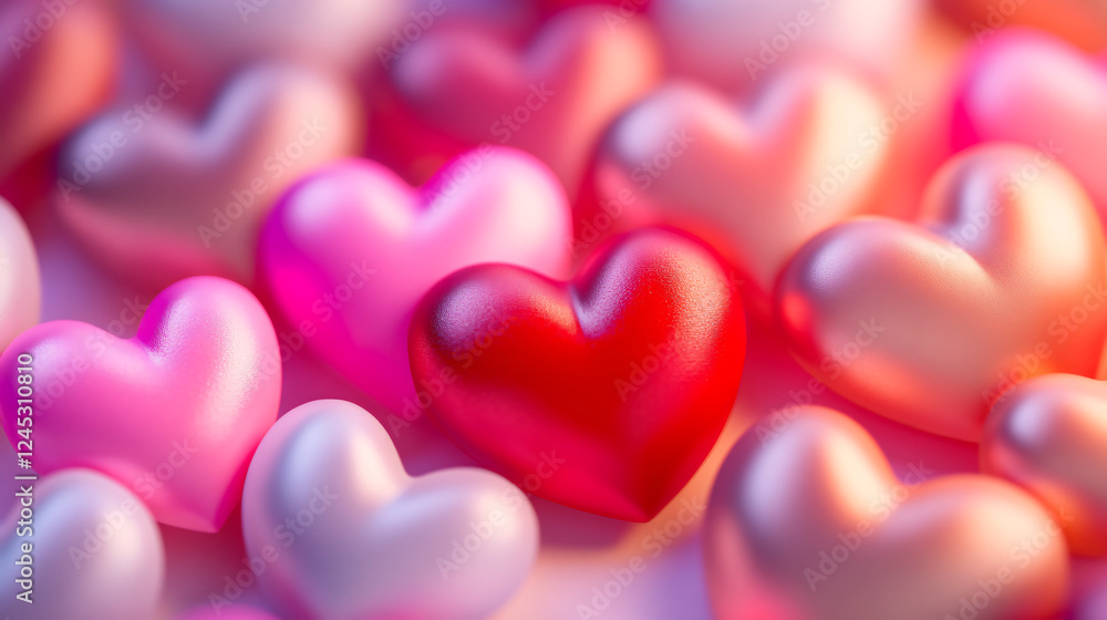 A vibrant collection of colorful hearts symbolizing love and affection. A vibrant collection of colorful hearts symbolizing love and affection.