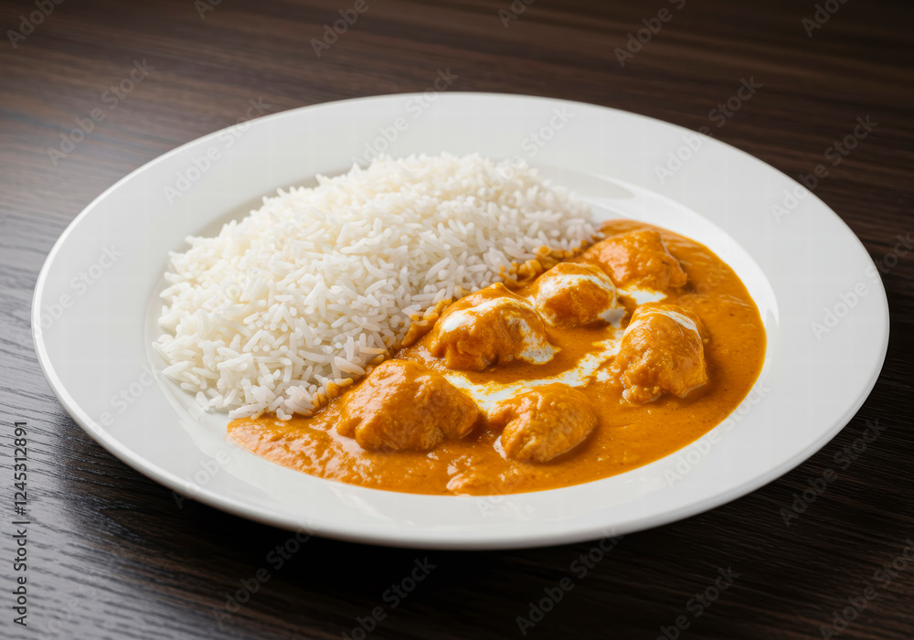 Rich and Flavorful Butter Chicken with Rice – Perfect Indian Comfort Food Rich and Flavorful Butter Chicken with Rice – Perfect Indian Comfort Food