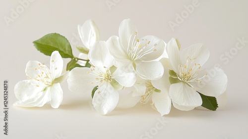Delicate White Blossoms: A Study in Purity and Serenity