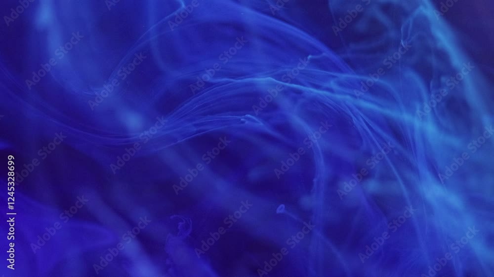 Mist magic. Floating blow. Defocused bright blue splash paint ink cloud glowing steam cloud smoke moving on abstract art background. Mist magic. Floating blow. Defocused bright blue splash paint ink cloud glowing steam cloud smoke moving on abstract art background.