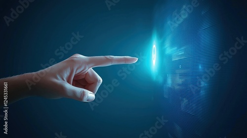 Wallpaper Mural A conceptual image of a user clicking on a targeted ad. Torontodigital.ca