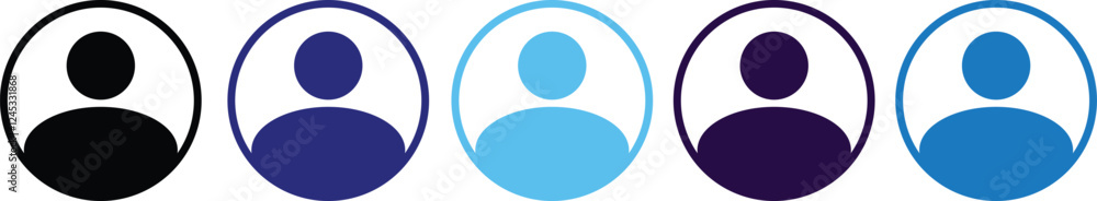 User profile, person icon Suitable for social media man, women profiles, in flat set screensavers depicting male, female face silhouettes vector apps website isolated in transparent background User profile, person icon Suitable for social media man, women profiles, in flat set screensavers depicting male, female face silhouettes vector apps website isolated in transparent background