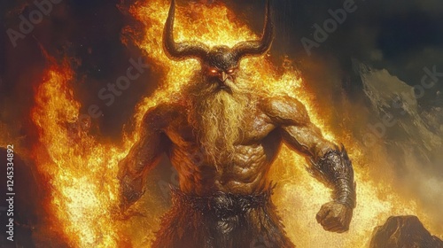 surtr fire giant jotunn in norse mythology