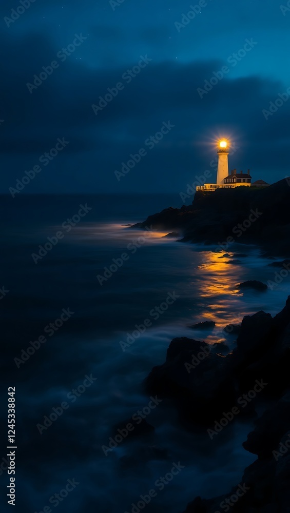 Fototapeta premium lighthouse on the coast