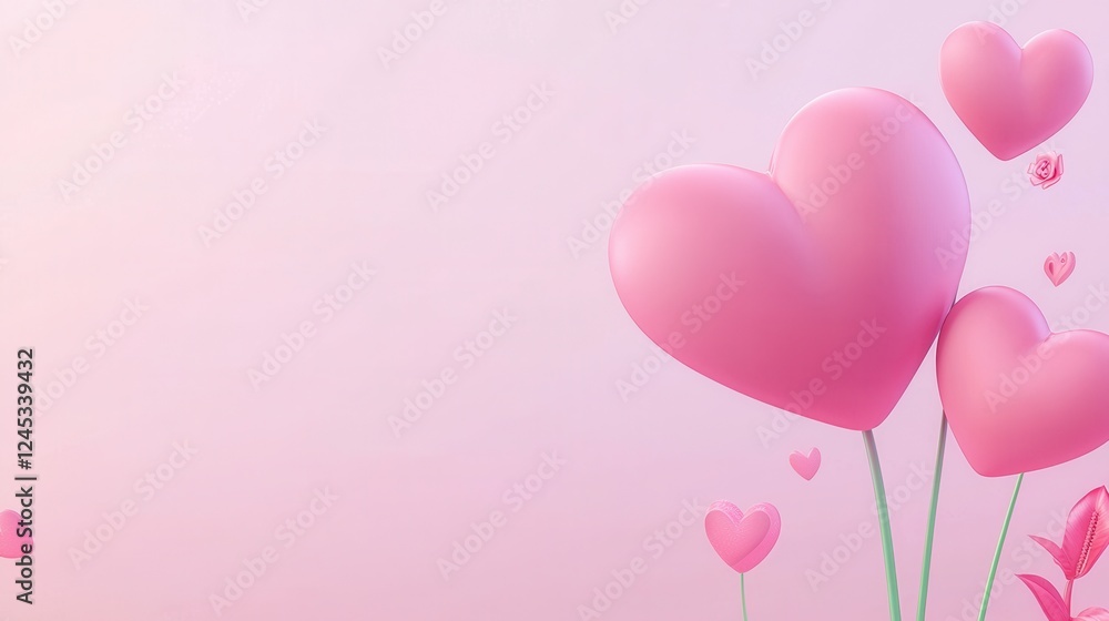 Floating Pink Hearts on Pastel Backgrounds and other themes for designs or art media items. For the Floating Pink Hearts on Pastel Backgrounds and other themes for designs or art media items. For the