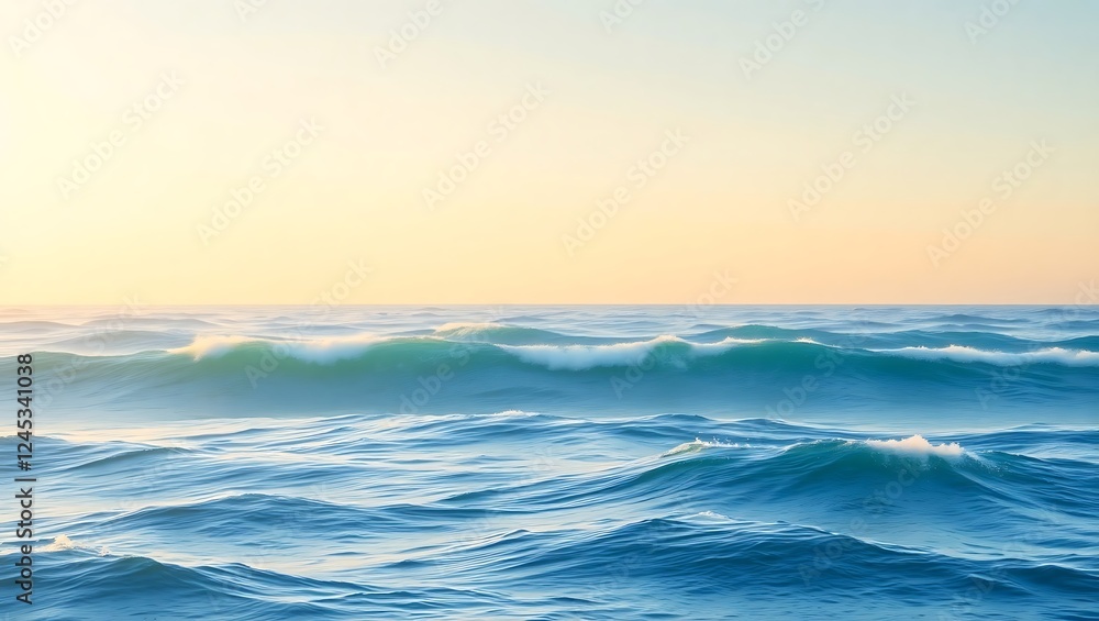 Obraz premium waves on the beach