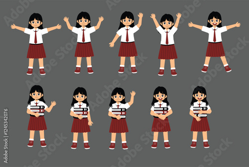 Elementary School Children Activity with uniform