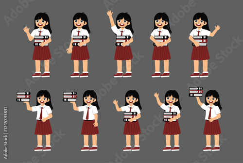 Elementary School Children Activity with uniform