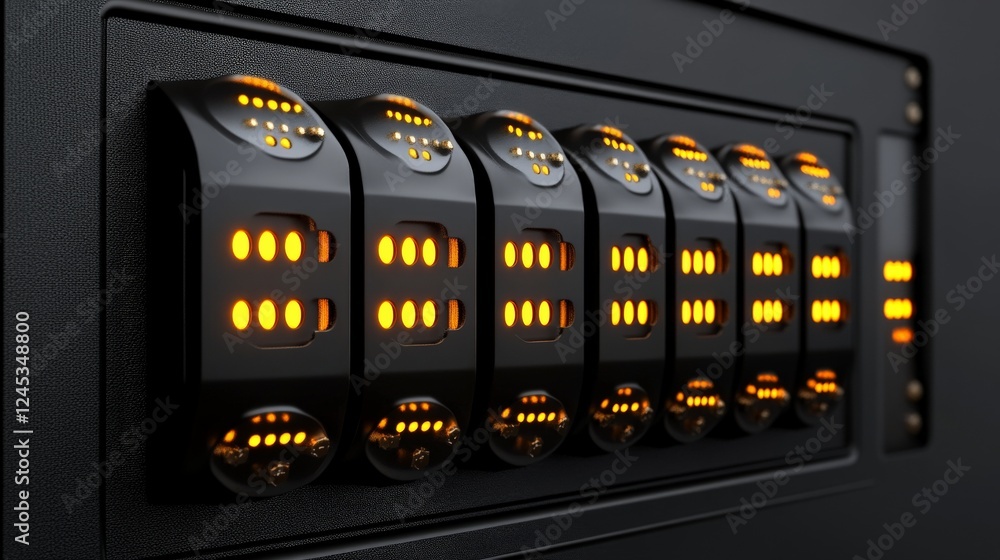 Dashboard Control Panel: A detailed close-up of an intricate dashboard control panel. With precision design and the inviting glow of its integrated lights. Dashboard Control Panel: A detailed close-up of an intricate dashboard control panel. With precision design and the inviting glow of its integrated lights.