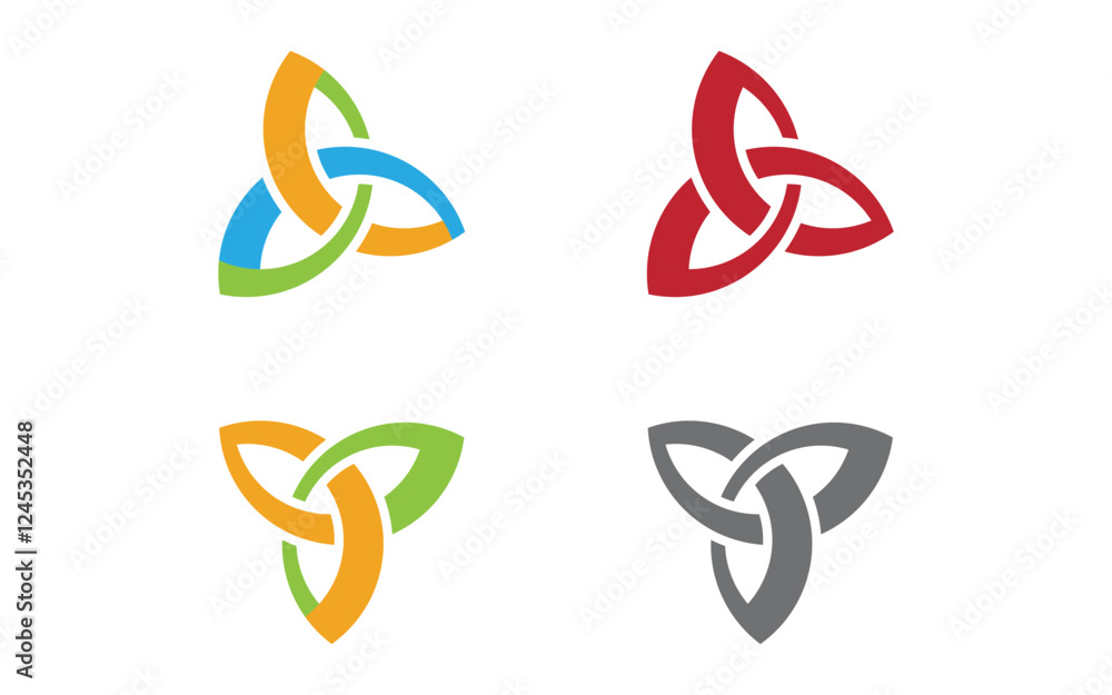 Business corporate abstract unity vector logo Template v.3 Business corporate abstract unity vector logo Template v.3