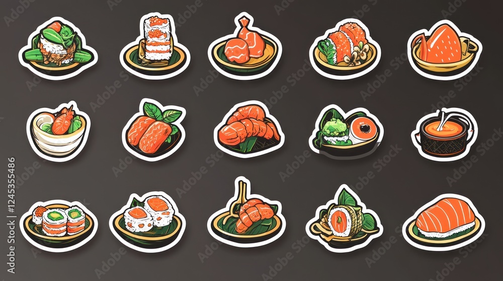 Delicious Japanese Cuisine: A Collection of Sushi, Sashimi, and More Delicious Japanese Cuisine: A Collection of Sushi, Sashimi, and More