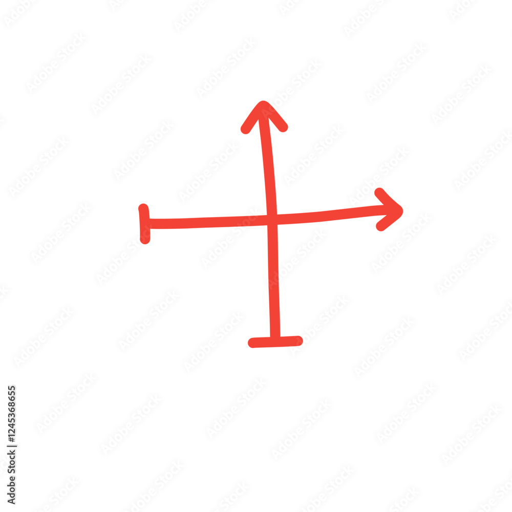 cross arrow sign