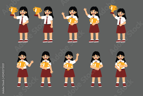 Elementary School Children Activity with uniform
