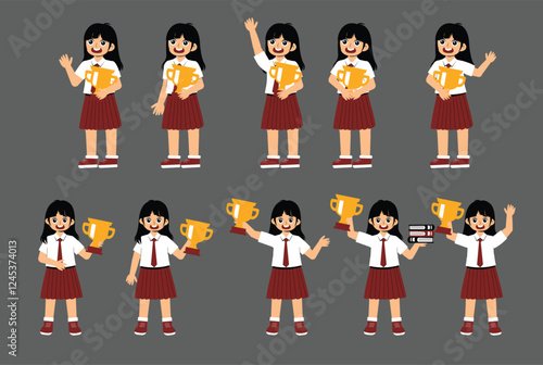 Elementary School Children Activity with uniform