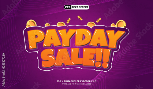 Payday Sale Modern Editable Text Effect Projects