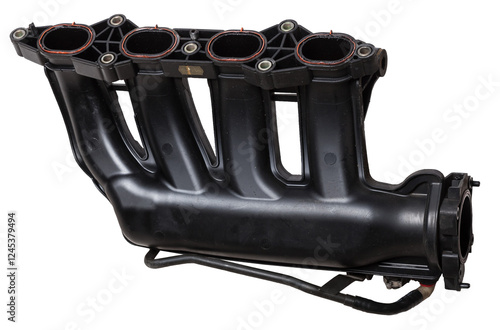 Intake manifold plastic housing with a system for adjusting the air flow to the engine. Repair and replacement of spare parts of vehicles in a car service.