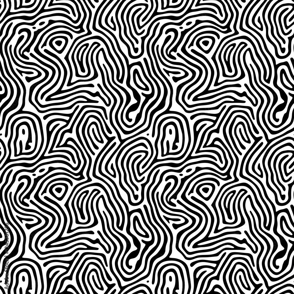 Fototapeta premium Creative ethnic style vector seamless pattern. Unique geometric vector swatch