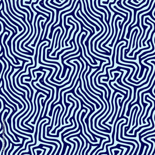 Creative ethnic style vector seamless pattern. Unique geometric vector swatch