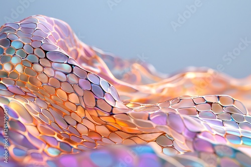 Advanced polymer designs in 3D, featuring flexible nano structures and nanotechnology innovation