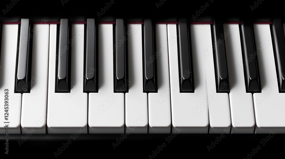 Piano Keys: A Close-Up View of Musical Instrument Piano Keys: A Close-Up View of Musical Instrument