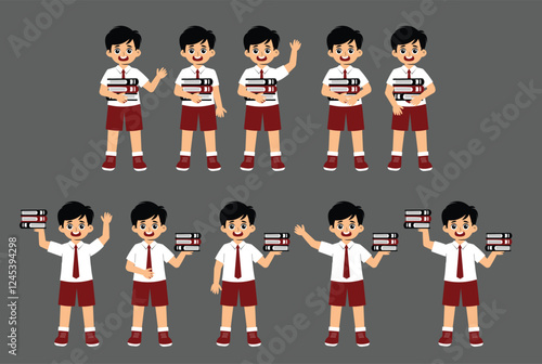Elementary School Children Activity with uniform