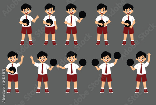 Elementary School Children Activity with uniform