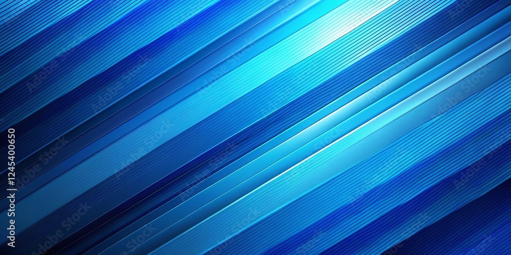 Abstract Blue Gradient Background: Dynamic Diagonal Lines & Shadows - Modern Wide Stock Photo Abstract Blue Gradient Background: Dynamic Diagonal Lines & Shadows - Modern Wide Stock Photo