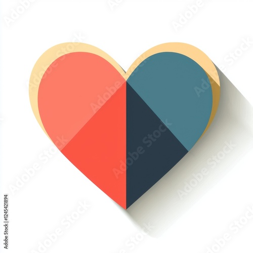 Creative heart design digital art modern concept colorful environment abstract viewpoint love and emotion theme Free Download Creative heart design digital art modern concept colorful environment abstract viewpoint love and emotion theme - GFXLoad