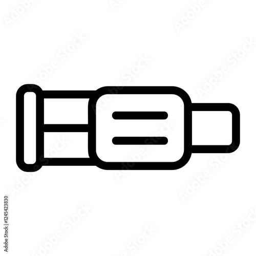 Exhaust Line Icon