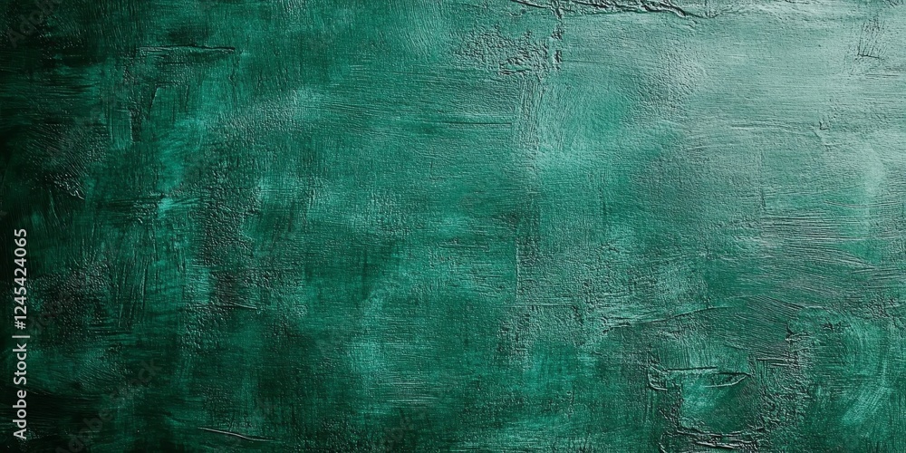 Textured emerald green abstract background with rough brush strokes Textured emerald green abstract background with rough brush strokes