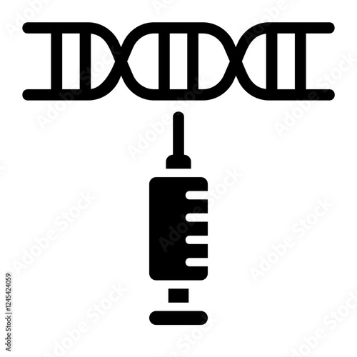 Genetic Modification Solid Icon