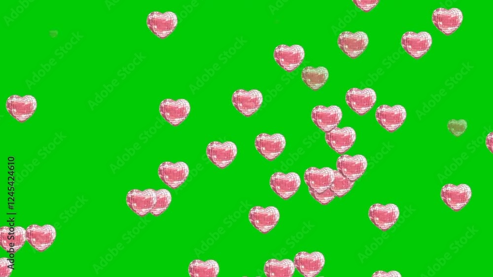 Animated falling love and pink light bulb with engaging green screen background and motion effects. Suitable video for relationship content, romantic advertisements, and Valentine Animated falling love and pink light bulb with engaging green screen background and motion effects. Suitable video for relationship content, romantic advertisements, and Valentine
