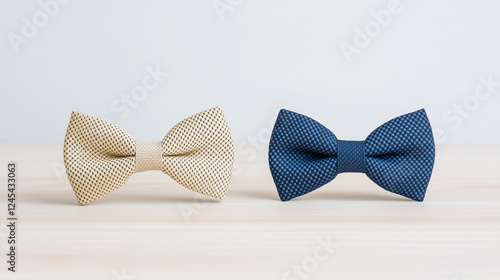 Two Tone Bow Tie Set:  A mi...
