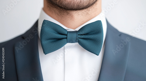 Teal Bowtie: A classic teal...