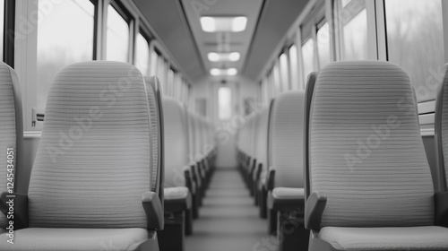Empty Train Carriage: A bla...