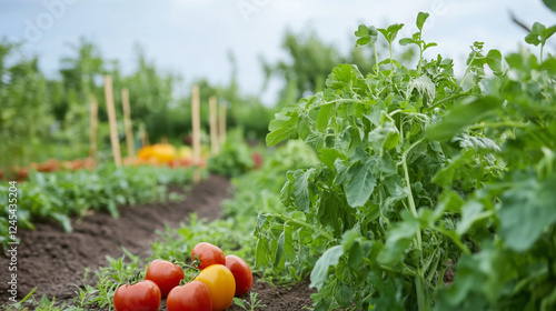 Harvest Bounty: Ripe, red t...