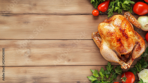 Roasted Turkey Feast: A suc...