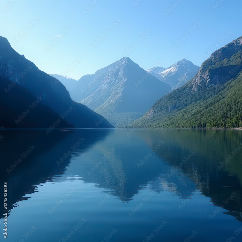 mountain reflection in lake mountain reflection in lake