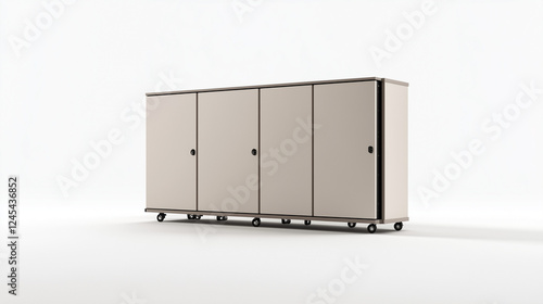 Mobile Storage Cabinet: Sle...