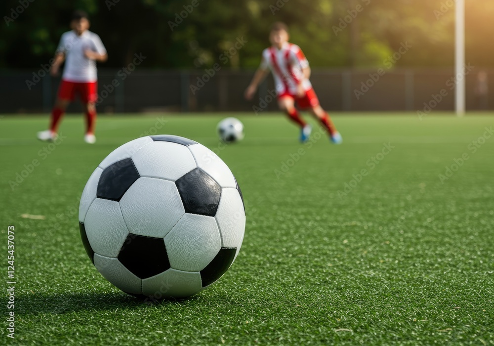 football composition with copyspace football composition with copyspace