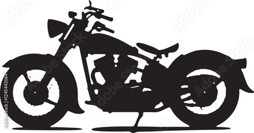 modified motorbike, cruise motorbike, black silhouette, custom bike, chopper silhouette, cruiser bike, shadow rider, road king, vintage cruiser, black beast, retro motorbike, dark cruiser, silhouette 