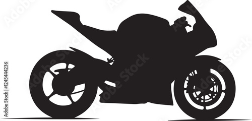 sports motorbike, motorbike silhouette, black bike art, racing beast, speed demon, shadow rider, sleek machine, fast lane, adrenaline rush, dark rider, moto silhouette, two-wheel thunder, fierce bike,