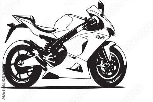 sports motorbike, motorbike silhouette, black bike art, racing beast, speed demon, shadow rider, sleek machine, fast lane, adrenaline rush, dark rider, moto silhouette, two-wheel thunder, fierce bike,