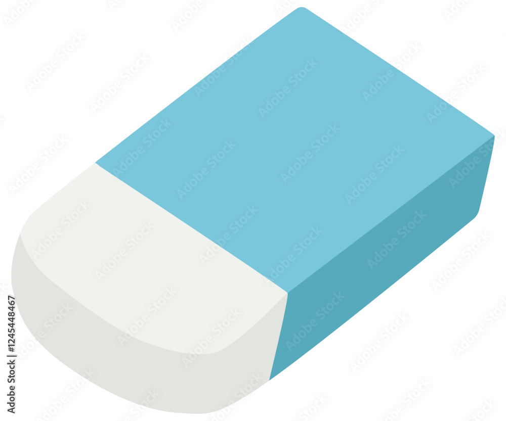 消しゴム 文房具 ベクター素材