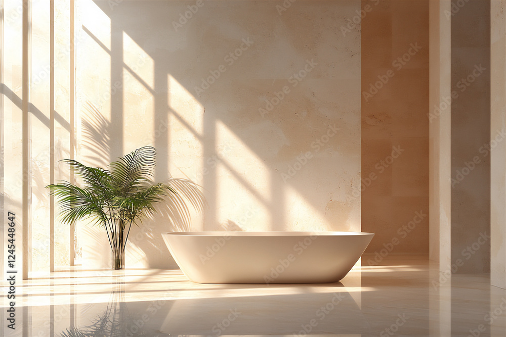 Fototapeta premium spa-inspired bathroom for newlyweds