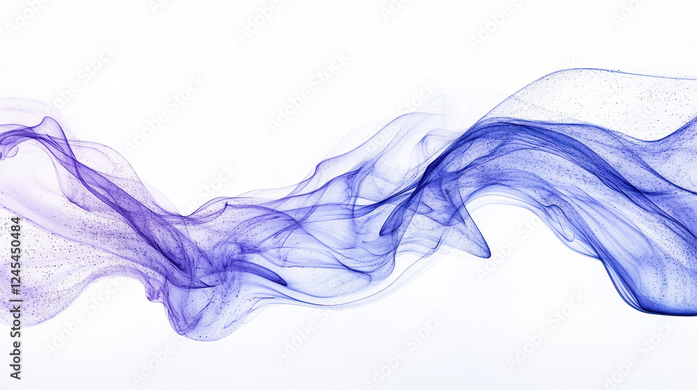 Abstract blue and purple wave design on a white background Abstract blue and purple wave design on a white background