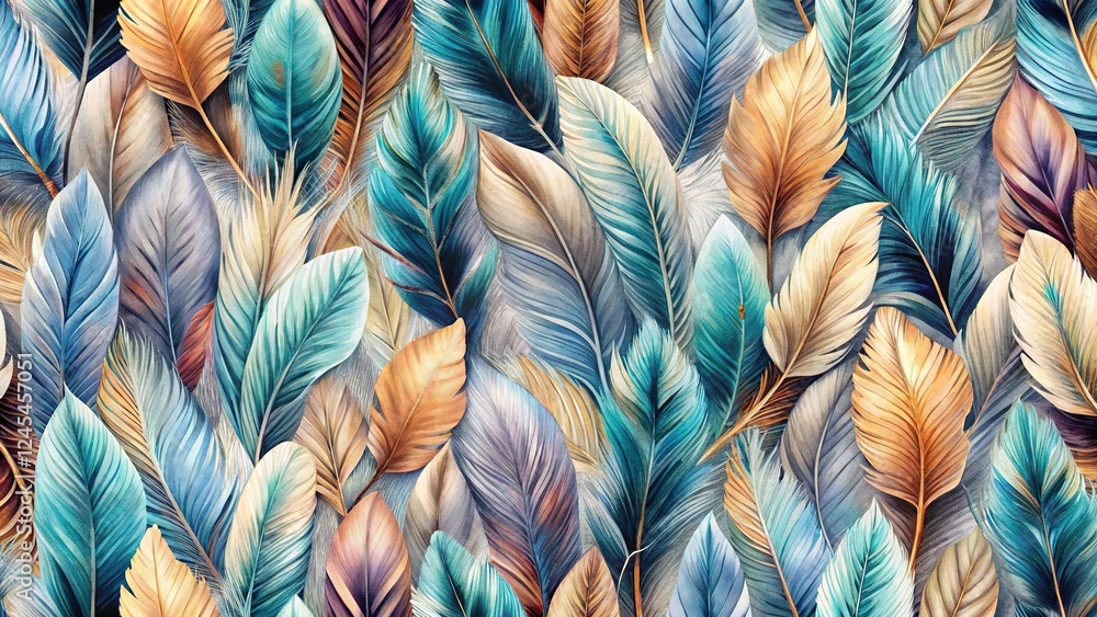 Abstract Feather & Texture Wallpaper Double Exposure Stock Photo Abstract Feather & Texture Wallpaper Double Exposure Stock Photo