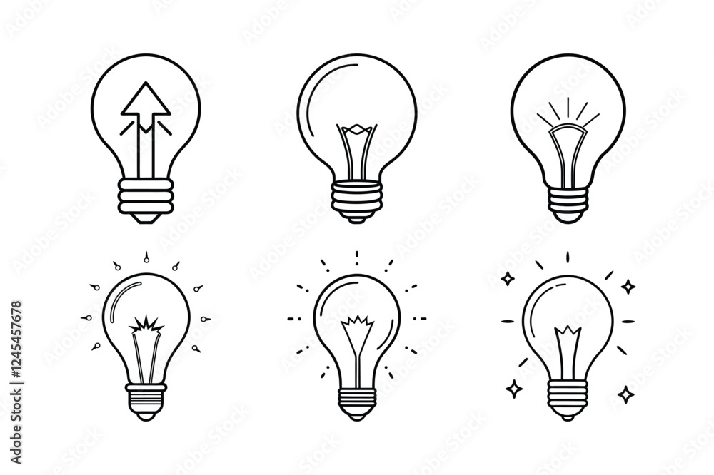 light bulb vector illustration light bulb vector illustration