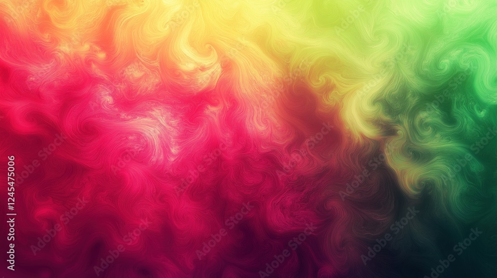 Vibrant hot pink and lime green gradient with swirling fluid texture Vibrant hot pink and lime green gradient with swirling fluid texture
