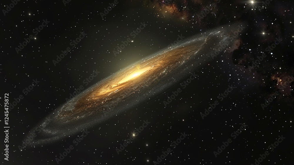 A breathtaking cosmic spiral galaxy adorned with glowing stars and magnificent nebulae in the vast expanse of deep space. The celestial beauty showcases the wonders of the universe, with the spiral A breathtaking cosmic spiral galaxy adorned with glowing stars and magnificent nebulae in the vast expanse of deep space. The celestial beauty showcases the wonders of the universe, with the spiral